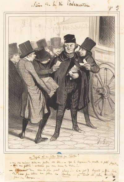 Een plezierreis naar Parijs door Honoré Daumier