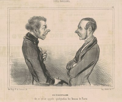 Een voorbeeld van wat men noemt...de schoonheden van Parijs door Honoré Daumier