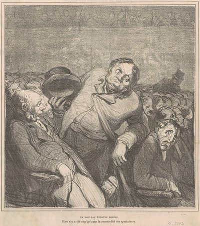 Een nieuw modeltheater door Honoré Daumier