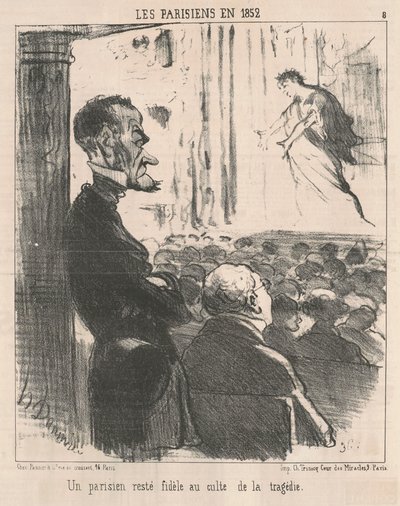 Een Parijzenaar bleef trouw... door Honoré Daumier