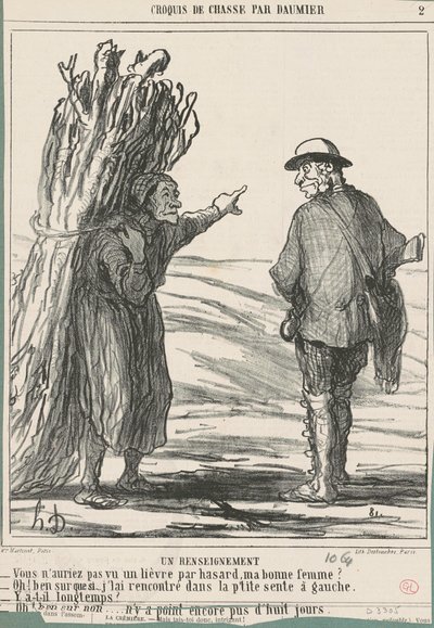 Een Informatie door Honoré Daumier