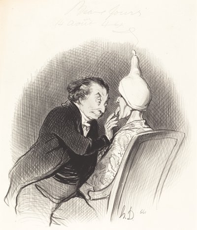 Een Gelukkige Vondst door Honoré Daumier