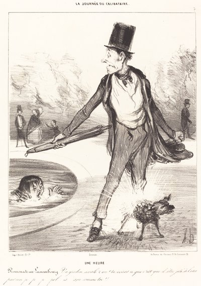 Een Uur door Honoré Daumier