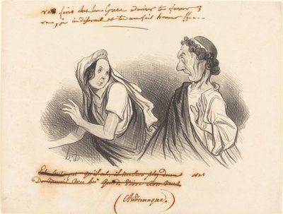 Ga... bewonder je woede... door Honoré Daumier