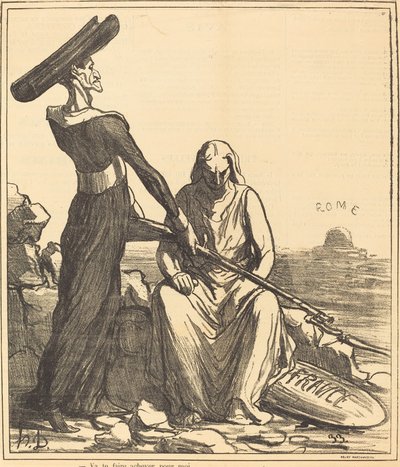 Ga voor mij afgemaakt worden door Honoré Daumier