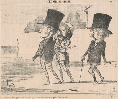 Kijk, mensen hebben een... verdomde manier... door Honoré Daumier