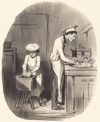 Zie je, kleintje, je hebt ongelijk... door Honoré Daumier