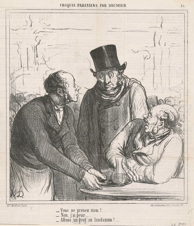 Neem je niets? door Honoré Daumier