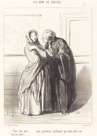 Jij bent mooi... door Honoré Daumier
