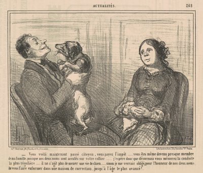 Vous voila maintenant passe citoyen door Honoré Daumier