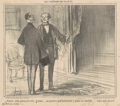 Zie, dit stuk is erg groot... door Honoré Daumier