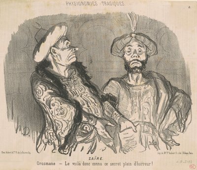 Zaïre door Honoré Daumier