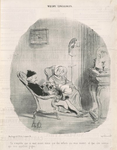 Dat verhindert niet dat het nog steeds beter is... door Honoré Daumier