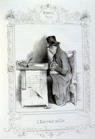 illustraties over ideeën en legendes Philipon onder de titel Les Cent en Robert Macaire door Honoré Daumier