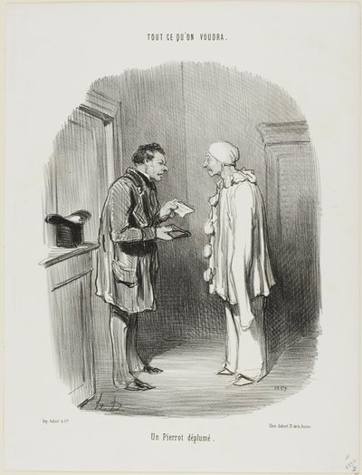 Een geplukte pierrot, plaat 9 uit Tout Ce Qu