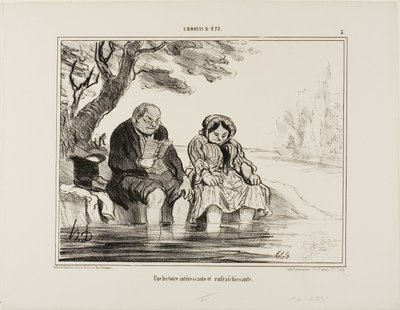 Interessante en verfrissende lectuur, plaat 3 van Croquis D