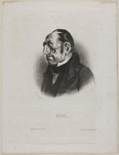 Guiz.... door Honoré Victorin Daumier