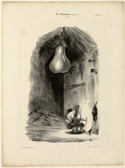 "Heave-ho!..Heave-ho! Heave-ho!", plaat 179 door Honoré Victorin Daumier