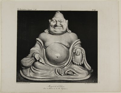 Porseleinen figuur uit China (uit de privécollectie van Mr. Charles Philipon), plaat 416 door Honoré Victorin Daumier