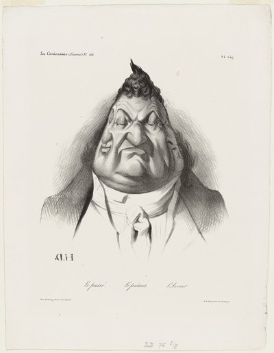 Het verleden, het heden, de toekomst, plaat 349 door Honoré Victorin Daumier