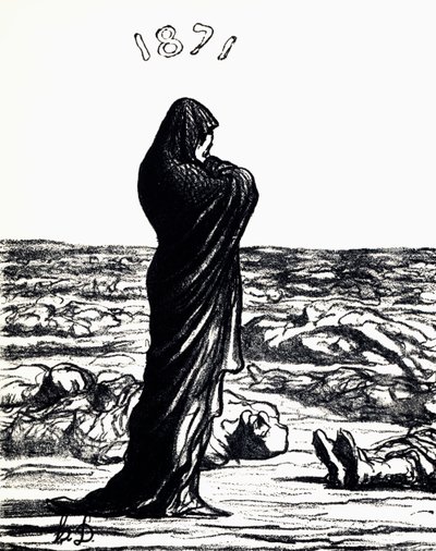 1871, Allegorie door Honoré Daumier