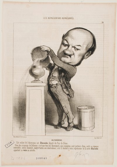 Altaroche door Honoré Daumier
