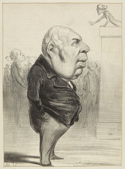 ‘Berryer’ door Honoré Daumier