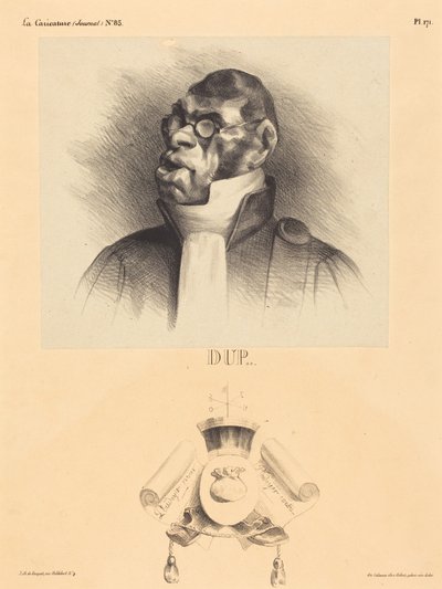 Dupin de Oudere door Honoré Daumier