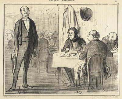 Is het de jongen?... door Honoré Daumier