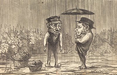 Je mag niet klagen over deze tijden... door Honoré Daumier
