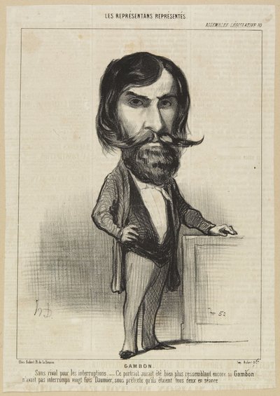 Gambon door Honoré Daumier