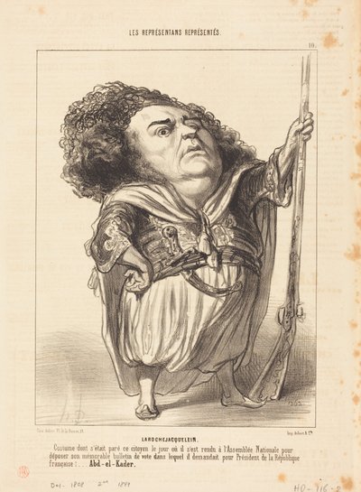 Henri de Larochejacquelein door Honoré Daumier