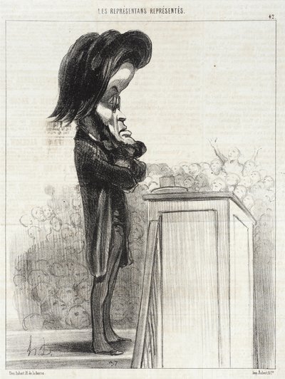 Jules Favre door Honoré Daumier