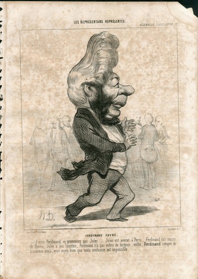 Le Charivari door Honoré Daumier