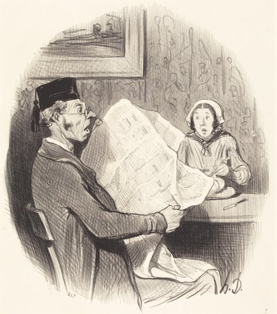 Het Formaat wordt steeds monsterlijker door Honoré Daumier