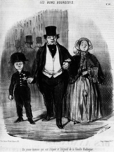 Les Bons Bourgeois - door Daumier, in “Charivari” van 16/09/1846. door Honoré Daumier