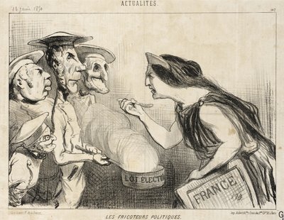 De politieke profiteurs door Honoré Daumier