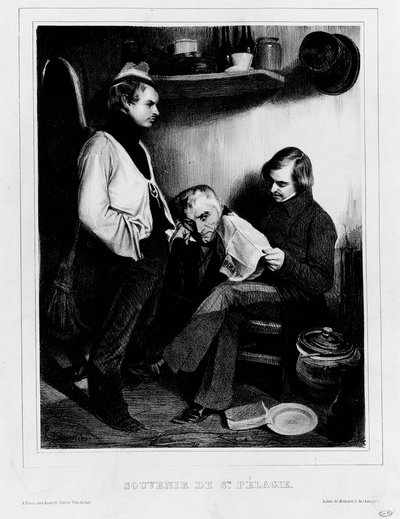 Herinneringen aan Sainte-Pelagie door Honoré Daumier