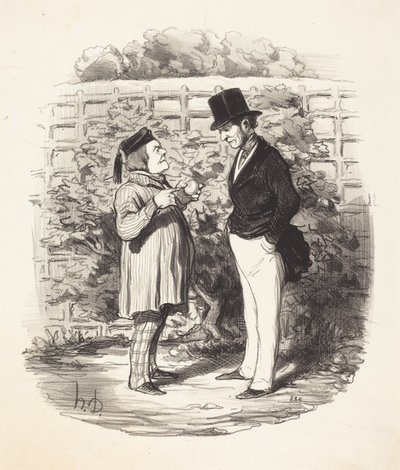 Mijnheer, al twintig jaar streef ik de vereniging van... na door Honoré Daumier