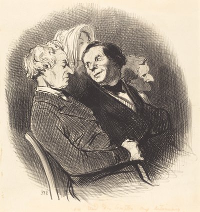 On rend des comptes aux actionnaires door Honoré Daumier