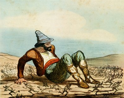 Het Ontwaken van Italië door Honoré Daumier