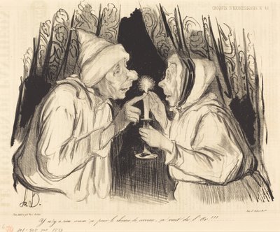 Er gaat niets boven dit voor verkoudheid... door Honoré Daumier