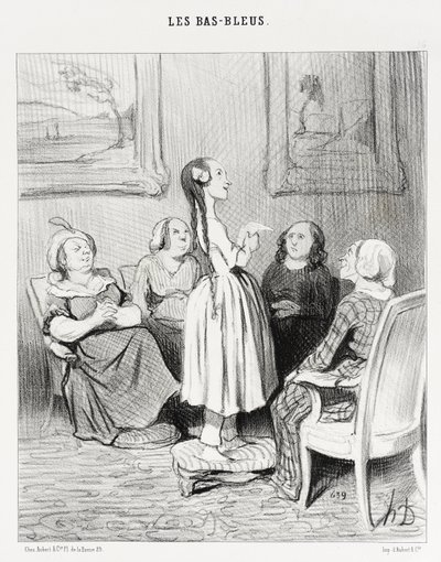 „...al zouden zij mij vervloeken...“ door Honoré Daumier