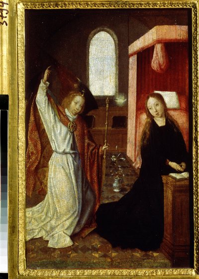 De annunciatie door Hoogstraeten Master