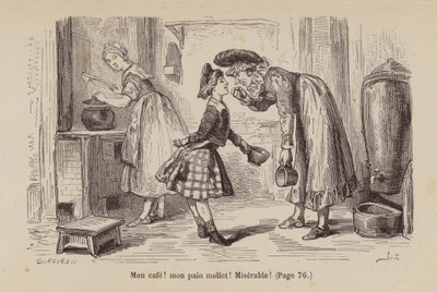 Illustratie voor Un Bon Petit Diable door Horace (after) Castelli