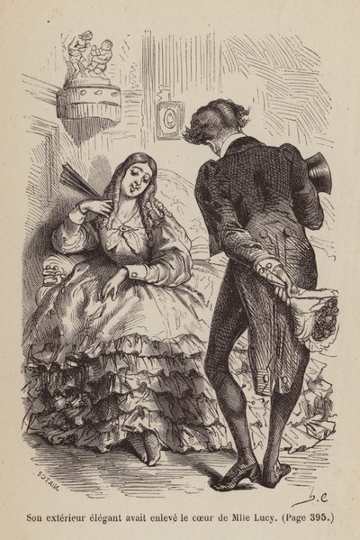 Illustratie voor Un Bon Petit Diable (gravure) door Horace (after) Castelli