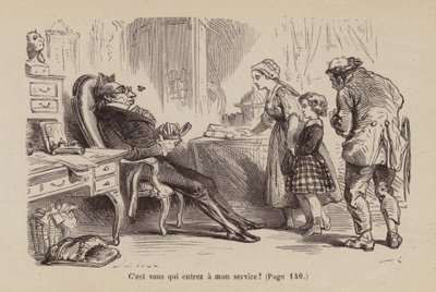 Illustratie voor Un Bon Petit Diable door Horace (after) Castelli