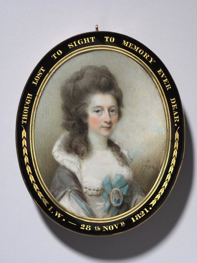 Portret van Lady Grace Anna Newenham, 1784 door Horace Hone