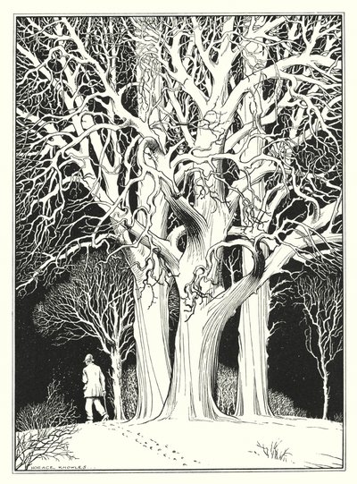 December (litho) door Horace J. Knowles