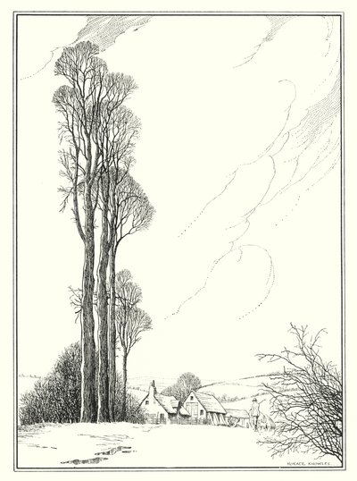 Februari (litho) door Horace J. Knowles
